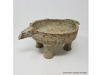 Stoneware Molcajete In The Shape Of An Eagle