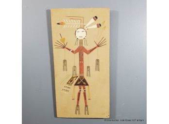 Navajo Sand Art, Yei Figure