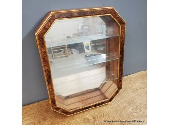 Wall-mount Curio Cabinet With 3 Glass Shelves