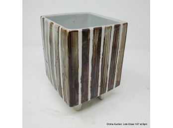 Japanese Stoneware Footed Planter