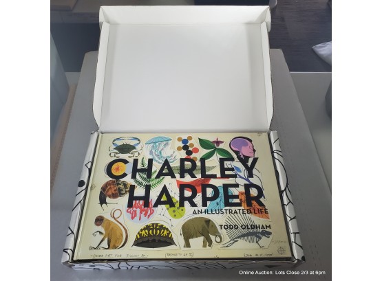 Extra Large Charley Harper Coffee Table Book In Retail Box, An Illustrated Life By Todd Oldham