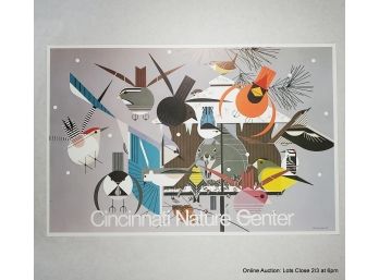 Charley Harper-1979 Cincinnati Nature Center Poster, Unframed 14.25x22'