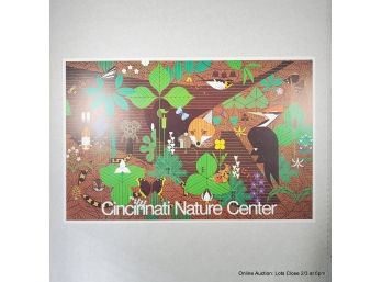 Charley Harper-1979 Spring Cincinnati Nature Center Poster, Unframed 14.25x22'