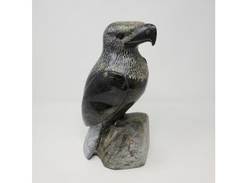 Carved Stone  Bald Eagle 'keith Rita Willis'