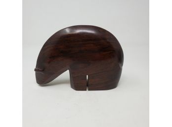 Carved Wood Fetish Style Bear
