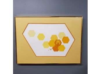 Steve Parnell, Honeycomb, Serigraph, Greenwich Workshop Portfolio, Circa 1976 88/1000