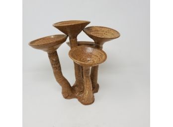 Stoneware Mushroom Form Bud Vase 'Nord'