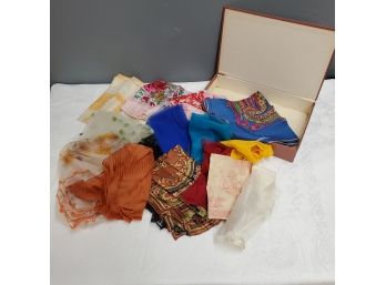 Assorted Scarves And Handkerchiefs