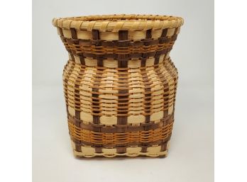 Cherokee Waste Basket Agnes Welch Qualla Arts & Crafts Mutual Inc.