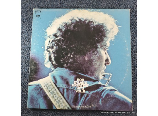 Bob Dylan's Greatest Hits Vol 2 Record Album.