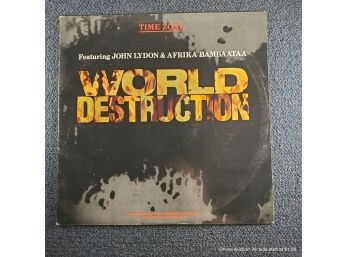World Destruction Featuring John Lyndon & Afrika Bambaataa Record Album
