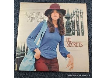 Carly Simon, No Secrets Record Album