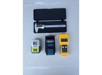 Ryobi & Bosch Laser Measuring Tools, Moisture Meter, Digital Caliper
