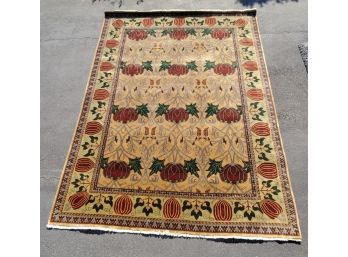Indian Wool Carpet 11.10 X 8.10 Hand Knotted