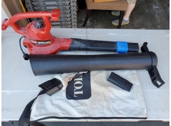 Toro Electric Ultra Leaf Blower/vac With Metal Impeller