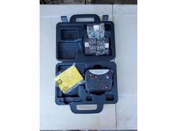 P-touch 1170 Label Printer With Extra Tape And Carrying Case