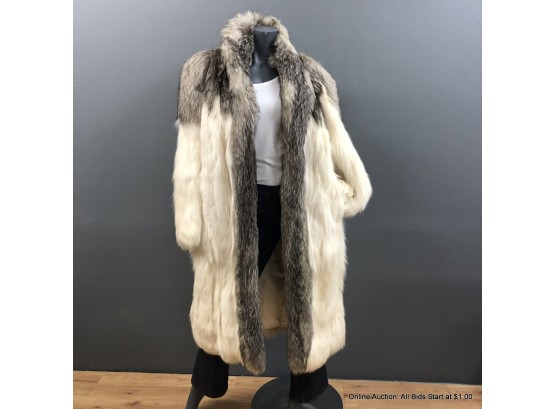 Bensons Fur Seattle Washington Two-tone Fur Coat
