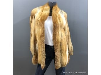 Bullock's Wilshire Red Fox Fur Coat