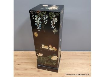 Painted & Incised Chinese Cabinet