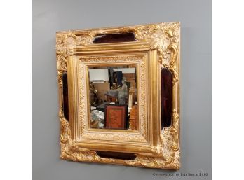 Beveled Glass Mirror In Ornate Frame