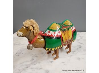Pressed Tin Camel Toy