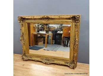 Majestic Beveled Glass Gilt Framed Mirror