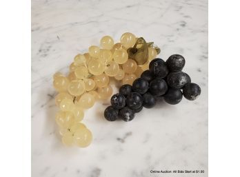 Stone And Acrylic Grape Clusters