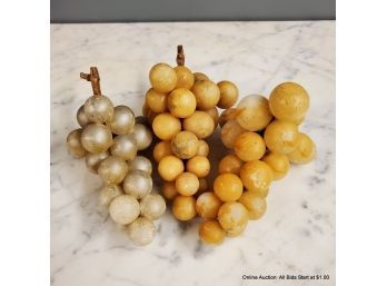 Three Stone Grape Clusters