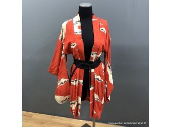 Vintage Kimono With Belt