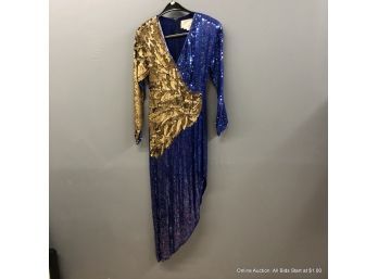 Le Mieux Vintage Sequin And Beading Dress