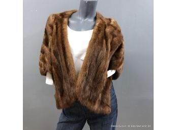 Van Ritch Exclusive Fur Shawl W/ Pockets
