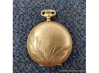 F.P. D'arcy, Kalamazoo Mich. Gold Plated Hunter Case Pocket Watch