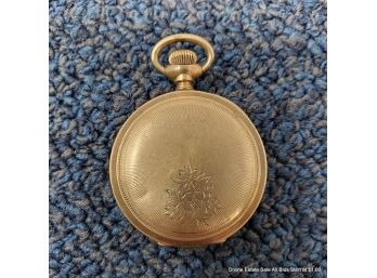 Longines Gold Plated Hunter Case Pocket Watch Serial Number1372816