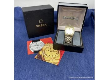 Omega Constellation Collection Chronometer Watch With Original Box And Booklets