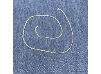 Sterling Silver Cuban Chain 17' Necklace Strand