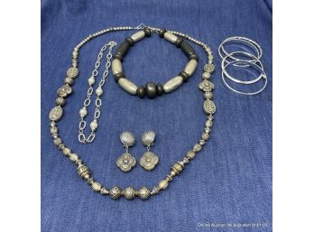 Lot Of Fun Necklaces And Bangle Bracelets