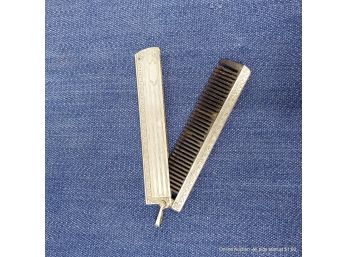 Sterling Silver Folding Comb 11grams