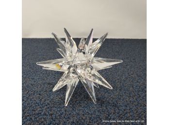 Swarovski Crystal Star Candle Holder Standing 3.5'