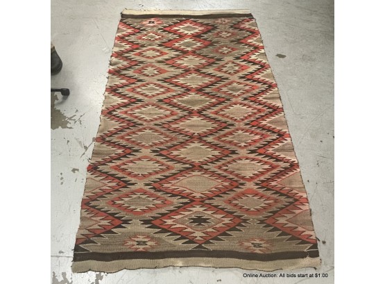 Navajo Transitional Blanket Circa 1890-1900