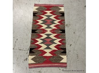 Navajo Gallup Throw Rug With Salt And Pepper Technique
