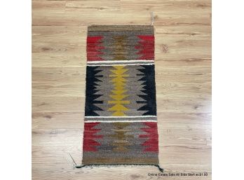 Navajo Gallup Throw Woven Wool 35' X 17' Rug