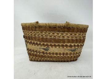 Washington Makah Native American Basket