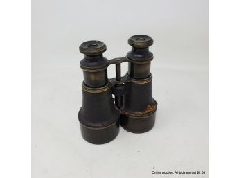 VIntage Leather Wrapped Binoculars