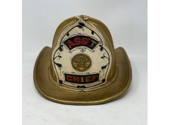 Assistant Chief Fire Fighter Helmet Painted Gold