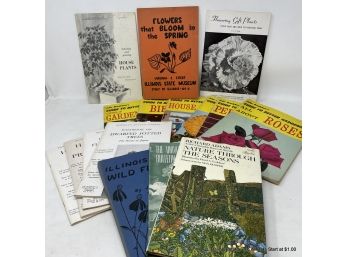 Lot Of Vintage Garden Books