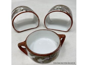 Three (3) Pieces Of  Royal Kaga Nippon Porcelain