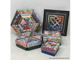 Hitomi's Washi Framed Art And Boxes