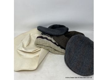 Lot Of Five (5) Vintage Hats