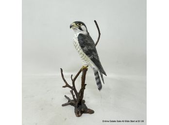 Vintage Birds Of Prey 1985 Royal Worcester - 8' Peregrine Falcon