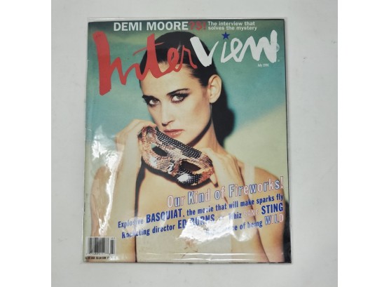 Interview Magazine Demi Moore July 1996